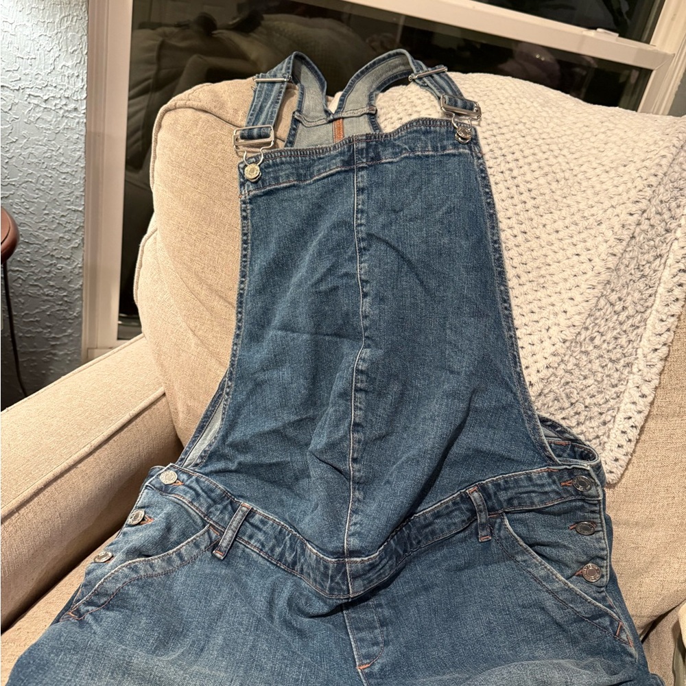 Maternity Denim Overalls